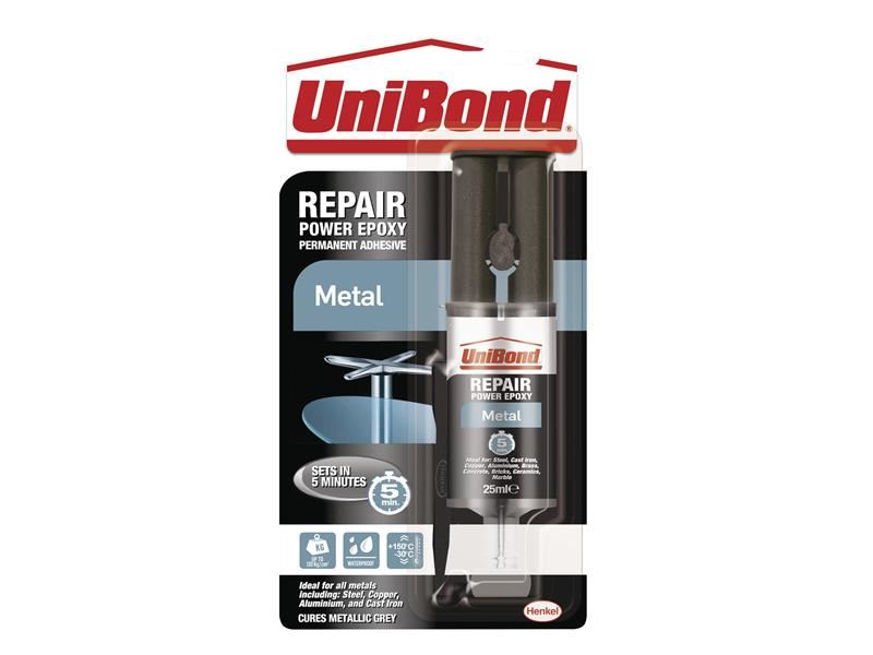 Unibond Repair Power Epoxy Metal 25ml UniBond - Dynamic Drive