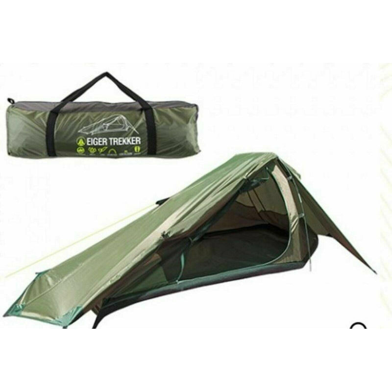 Summit Eiger Trekker 2 Man Person Double Fishing Hiking Camping Tent Quick Easy Summit  - Dynamic Drive
