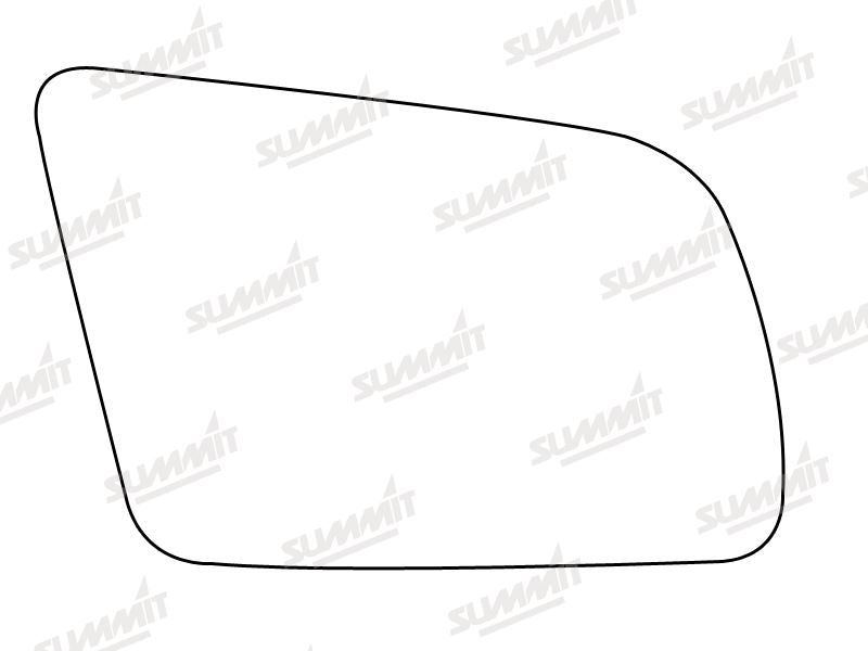 Summit Stick-On Standard Mirror Glass fits Vauxhall Cavalier RHS Summit - Dynamic Drive