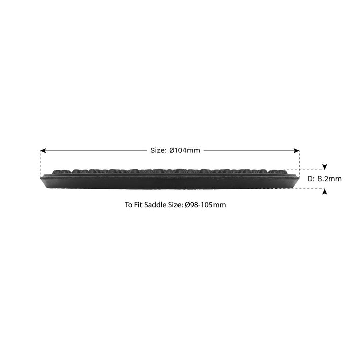 Sealey Safety Rubber Jack Pad Type B JP15 Sealey - Dynamic Drive