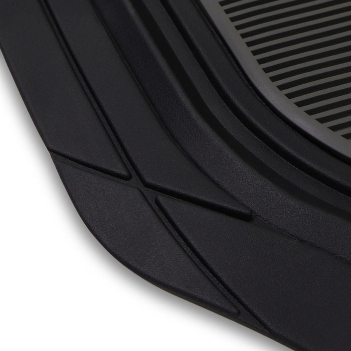 Streetwize Universal Rubber Mat Set - Luxury (With Full Cross Rear) - 4 Piece Streetwize  - Dynamic Drive