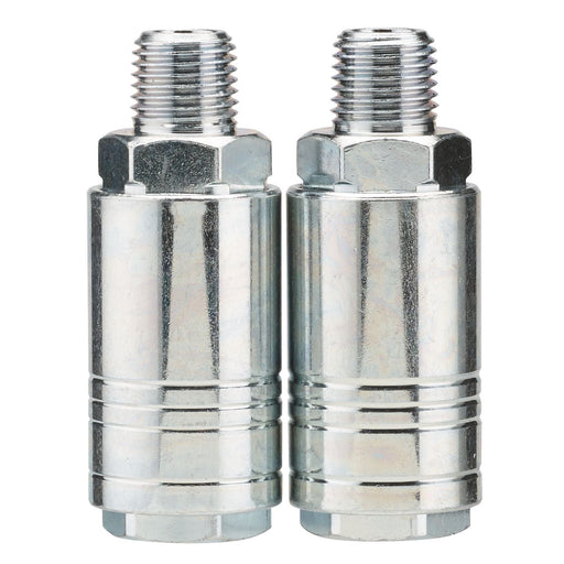 Draper 1/4" Male Quick Coupling (Pack of 2) 70863 Draper - Dynamic Drive