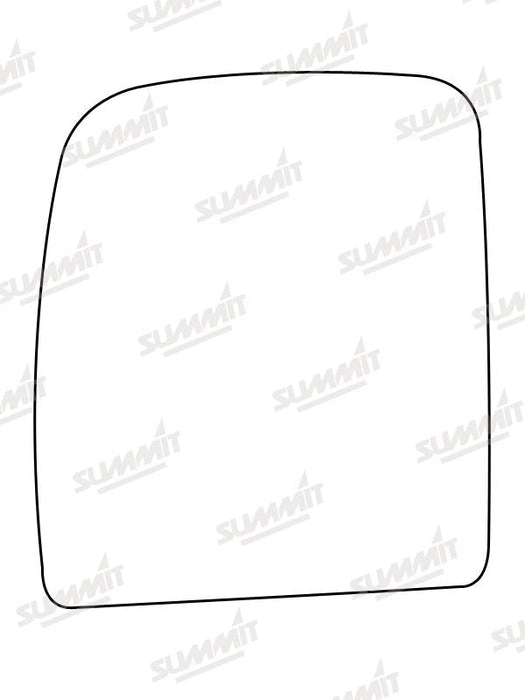 Summit Stick-On Commercial Mirror Glass fits Citroen Jumpy, Fiat Scudo, Peugeot Expert LHS Summit - Dynamic Drive