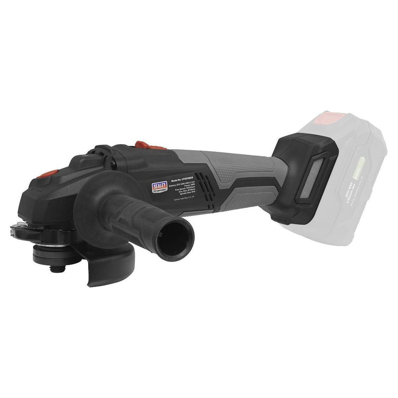 Sealey Brushless Angle Grinder115mm 20V SV20 Series Body Only CP20VAGX Sealey - Dynamic Drive