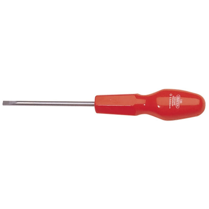 Draper Plain Slot Cabinet Pattern Screwdriver, 3.2 x 63mm 14079 Draper - Dynamic Drive