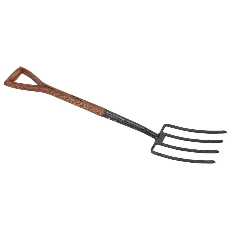 Draper Carbon Steel Garden Fork with Ash Handle 14301 Draper - Dynamic Drive