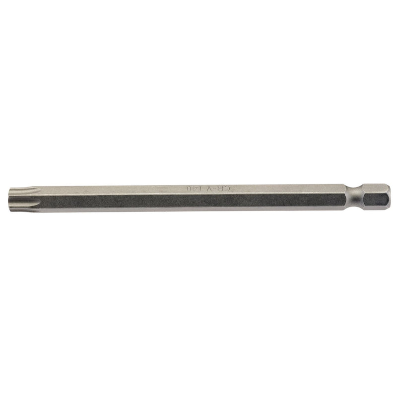 Draper TX-STAR Insert Bit, 1/4" Hex, 100mm Long, T40 (Pack of 1) Draper - Dynamic Drive