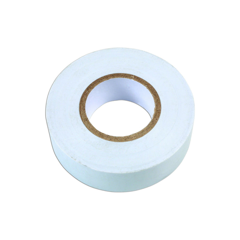 Tool Connection White PVC Insulation Tape 19mm x 20m 10pc 30381 Tool Connection - Dynamic Drive