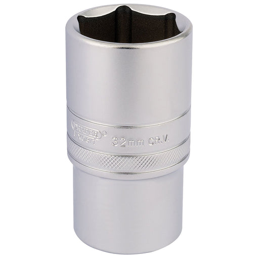 Draper 6 Point Metric Deep Socket, 1/2" Sq. Dr., 32mm 16660 Draper - Dynamic Drive