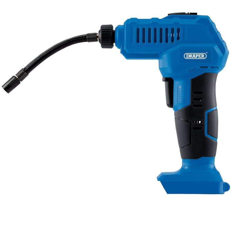 Draper D20 20V Air Inflator (Sold Bare) 55767 Draper - Dynamic Drive