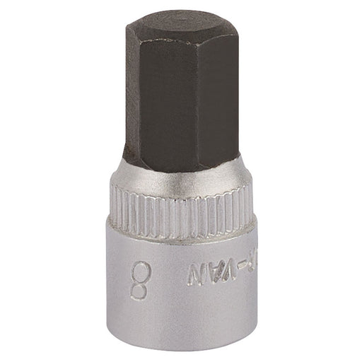 Draper Elora Hexagon Screwdriver Socket, 1/4" Sq. Dr., 8mm 11128 Draper - Dynamic Drive