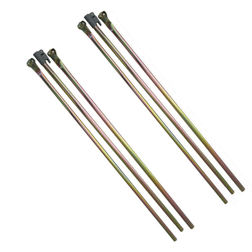 2 x Camptech Large Universal Full Awning Steel Veranda Bar Poles Adjustable 1.9m - 2.6m (Size 8-13) Camptech - Dynamic Drive