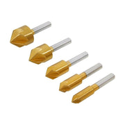 Bluespot Tools HSS Titanium Countersink Bit Set, 5 Piece BlueSpot Tools - Dynamic Drive