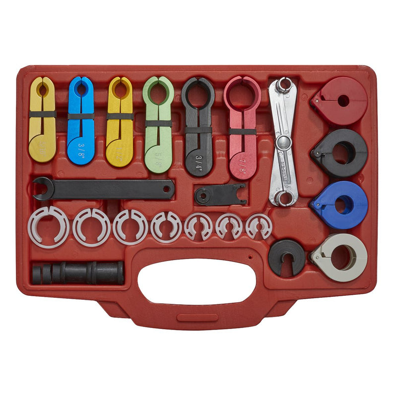 Sealey Fuel & Air Conditioning Disconnection Tool Kit 21pc VS0457 Sealey - Dynamic Drive