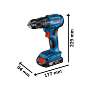 Bosch GSB 18V-45 Professional Combi Drill 18V 2 x 2.0Ah Li-ion Bosch - Dynamic Drive