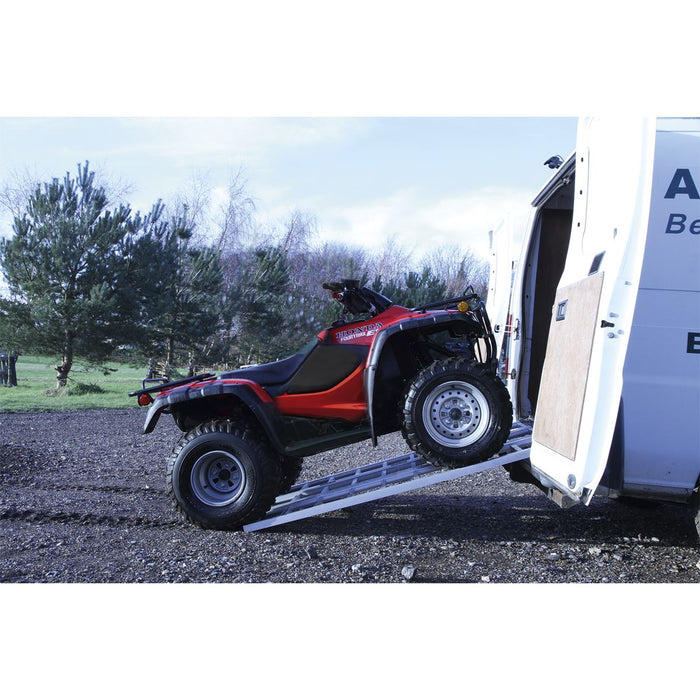 Sealey Motorcycle/ATV & Mini Tractor Ramp Wide Tri-Fold 680kg FLR680T Sealey  - Dynamic Drive
