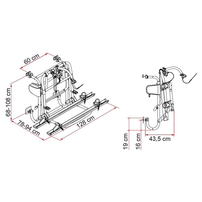 Fiamma Carry-Bike Lift 77 (02096-44-) Fiamma - Dynamic Drive