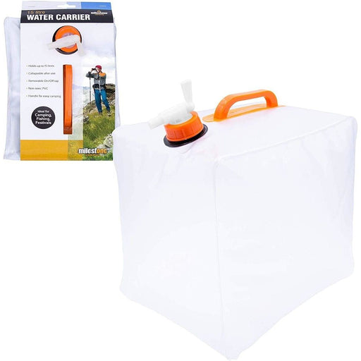 15L Collapsible Water Carrier 65870 Milestone Camping - Dynamic Drive