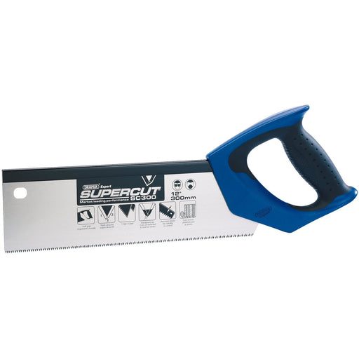 Draper Supercut Soft Grip Hardpoint Tenon Saw, 300mm/12", 11tpi/12ppi Draper - Dynamic Drive