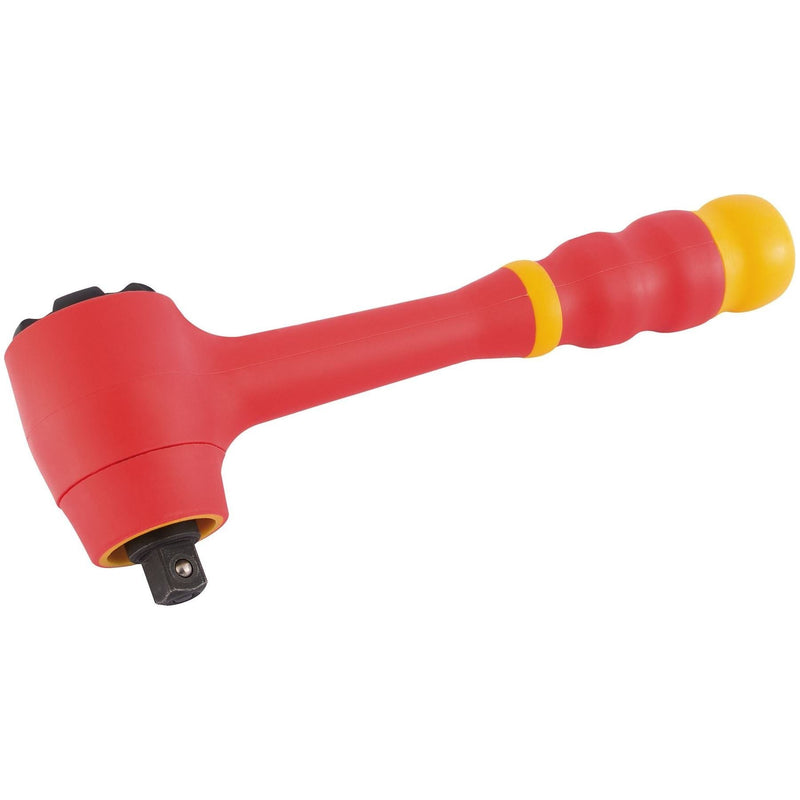 Draper VDE Reversible Ratchet with Soft Grip Handle, 3/8" Sq. Dr. 31132 Draper - Dynamic Drive