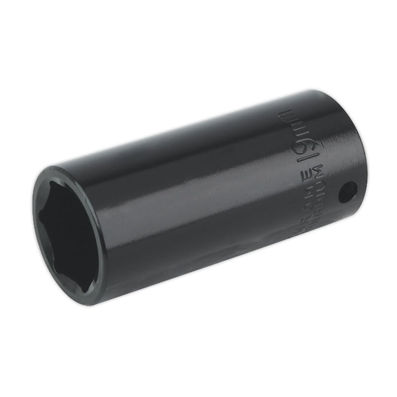 Sealey Impact Socket 19mm Deep 3/8"Sq Drive IS3819D Sealey - Dynamic Drive