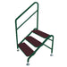 AG Free Standing 3 Tread Step (White/Green) for Caravan/Motorhome AG - Dynamic Drive