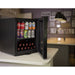Baridi 50L Table Top Beer & Drinks Mini Fridge 3-10C Light Black & Glass Baridi  - Dynamic Drive