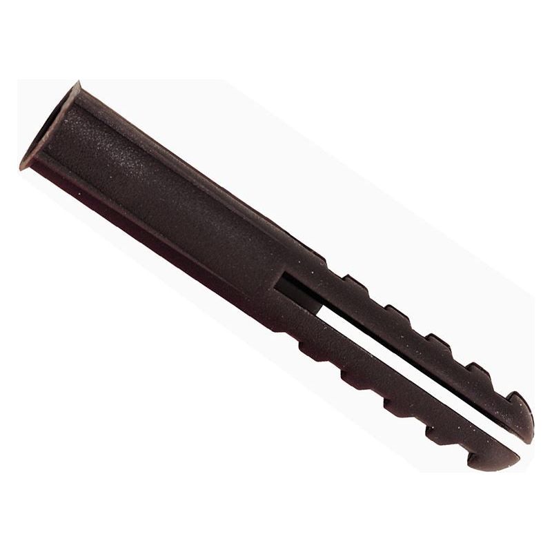 Rawlplug Brown Plastic Plugs Screw Size No.10-14 (10 x (Card 100) Rawlplug - Dynamic Drive