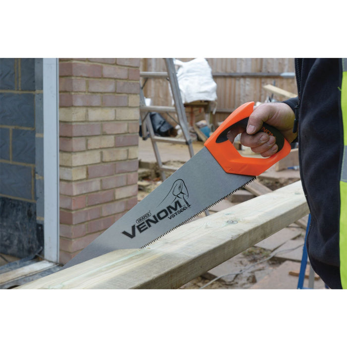 Draper Venom First Fix Triple Ground Handsaw, 500mm, 7tpi/8ppi Draper - Dynamic Drive