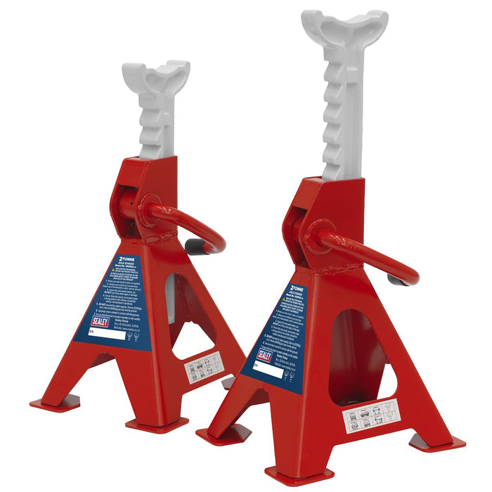 Sealey Low Profile Jack Stand Deal JS1COMBO1 Sealey - Dynamic Drive