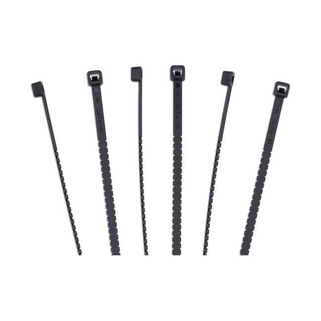 Connect Black Twist-to-Break Cable Tie 200mm x 4.6mm 50pc Connect - Dynamic Drive