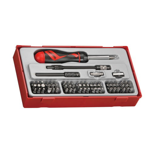 Teng Tools Ratcheting Screwdriver Bit Set TT1 74 Pieces Teng Tools - Dynamic Drive