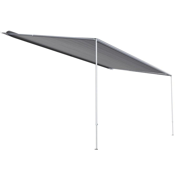 Fiamma Grey Caravanstore 280 XL Royal Grey Fabric (07740C01R) Manual Awning Rail Fiamma - Dynamic Drive