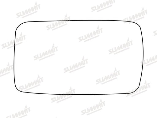 Summit Stick-On Standard Mirror Glass fits Fiat Uno 60 LHS RHS Summit - Dynamic Drive