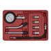 Sealey Petrol Engine Compression Testing Test Kit Tool 8pc Sealey  - Dynamic Drive