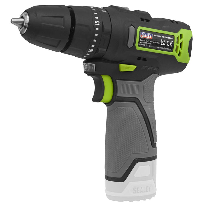 Sealey SV10.8 Series 10mm Cordless Combi Drill 10.8V - Body Only CP108VDDBO Sealey - Dynamic Drive