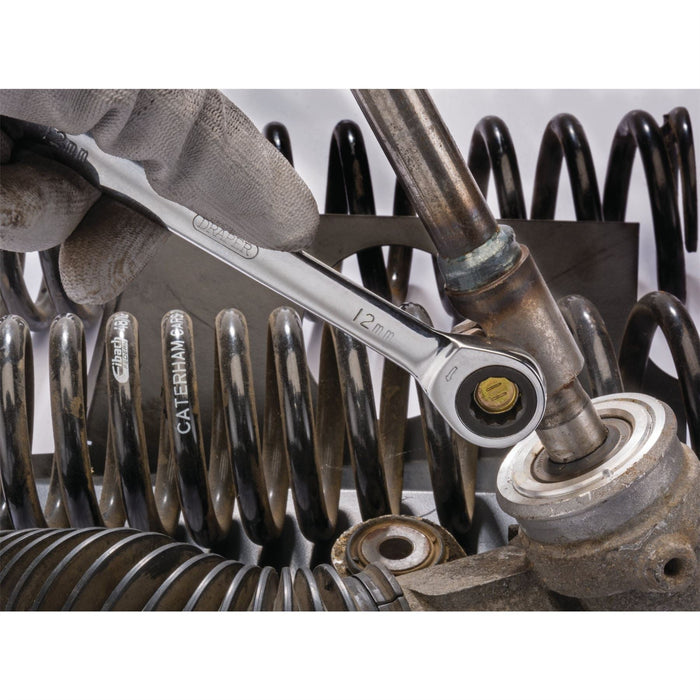 Draper HI-TORQ Metric Ratcheting Combination Spanner Set (7 Piece) Draper - Dynamic Drive