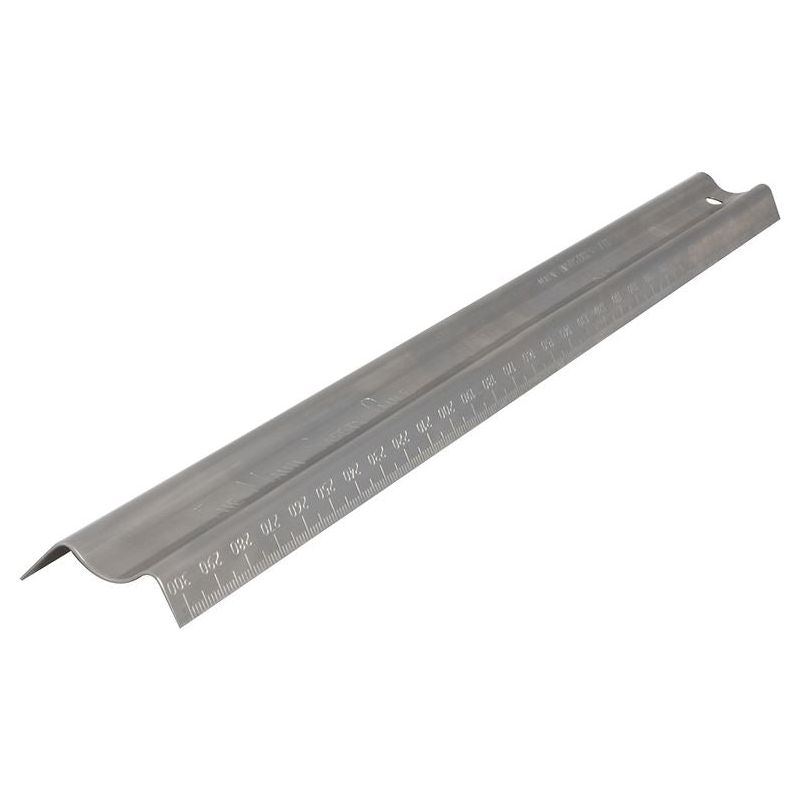 Maun Metal Safety Rule Metric 300mm Maun - Dynamic Drive
