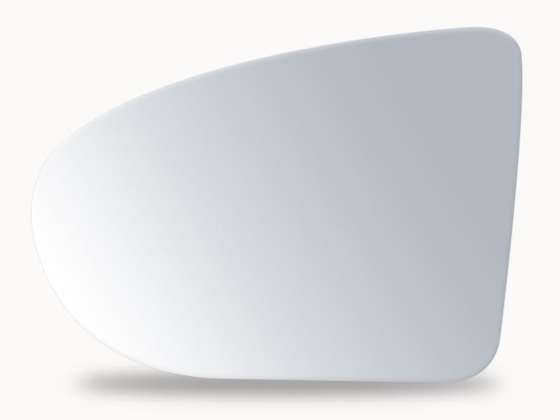 Summit Stick-On Standard Mirror Glass fits Nissan Qashqai 08 on LHS Summit - Dynamic Drive