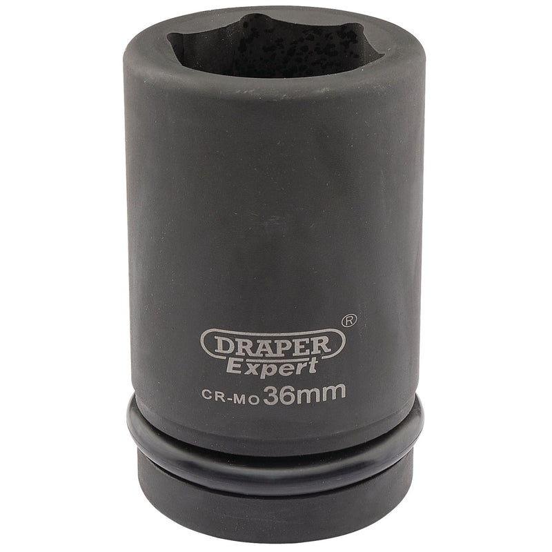 Draper Expert HI-TORQ 6 Point Deep Impact Socket, 1" Sq. Dr., 36mm Draper - Dynamic Drive