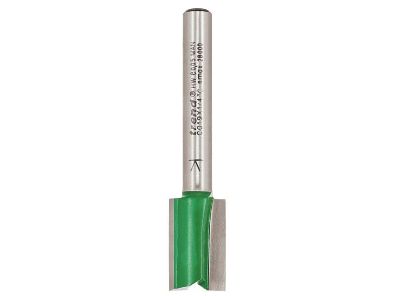 Trend C019 x 1/4 TCT Two Flute Cutter 12.0 x 19.1mm Trend - Dynamic Drive