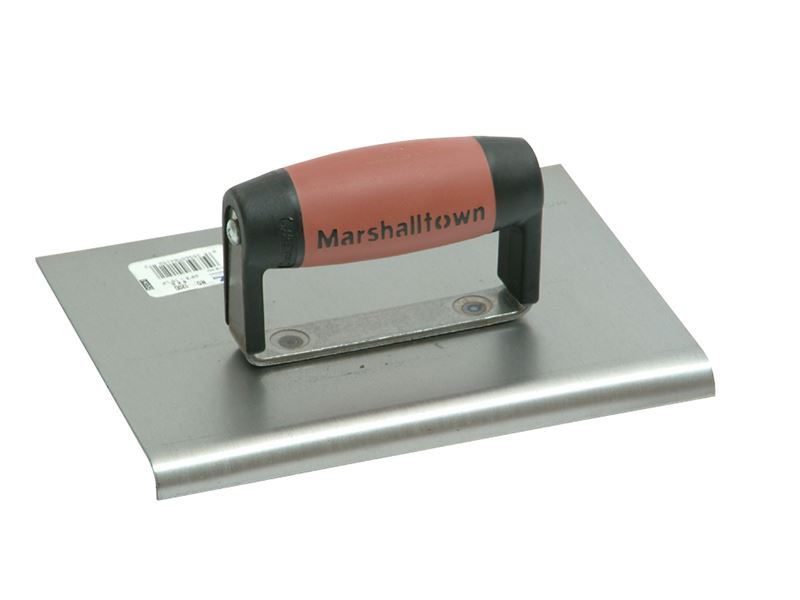 Marshalltown M120D Cement Edger Straight End Durasoft Handle 8 x 6in Marshalltown - Dynamic Drive