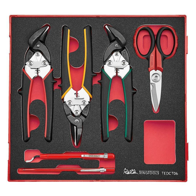 Teng Tools Industrial cutting tool set FOAM2 6 pieces Teng Tools - Dynamic Drive