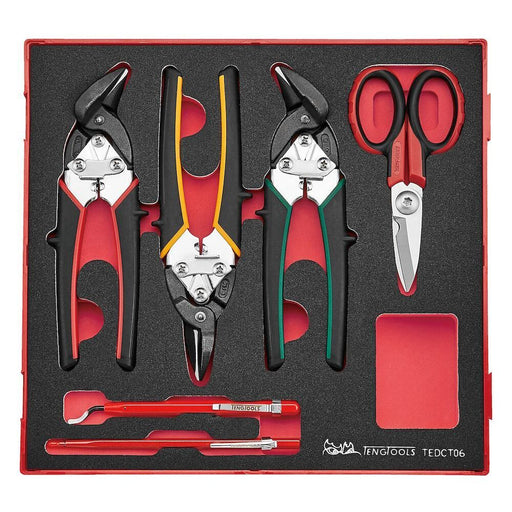 Teng Tools Industrial cutting tool set FOAM2 6 pieces Teng Tools - Dynamic Drive