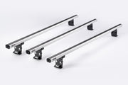 Summit Commercial 3 x Aluminium Fixed Point Roof Bars Rack 1.3m SULC-002 Summit - Dynamic Drive