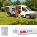 Fiamma F80S 450 Awning Polar White Case Royal Grey Fabric Motorhome Caravan Van Fiamma  - Dynamic Drive