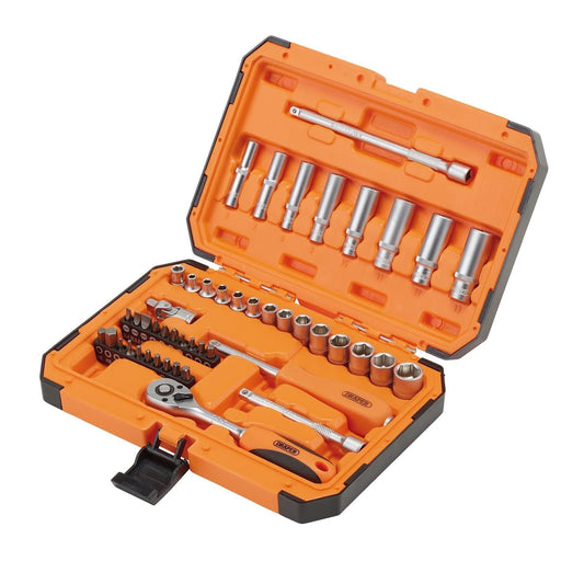 Draper HI-TORQ 6 Point Socket Set, 1/4" (47 Piece) 22109 Draper - Dynamic Drive