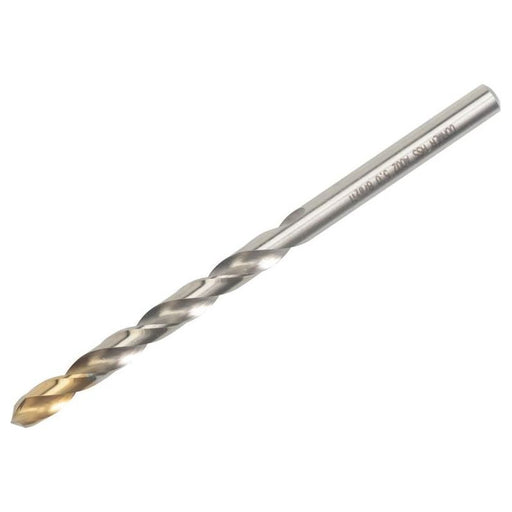 Dormer A002 HSS-TiN Coated Jobber Drill 5.00mm OL:86mm WL:52mm Dormer - Dynamic Drive
