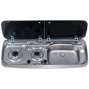 Dometic 2 Burner Combination Unit R/H 9222 Stainless Steel Dometic - Dynamic Drive