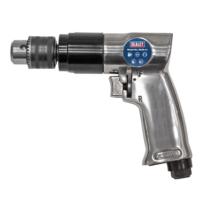 Sealey Air Drill 10mm 1800rpm Reversible SA24 Sealey  - Dynamic Drive